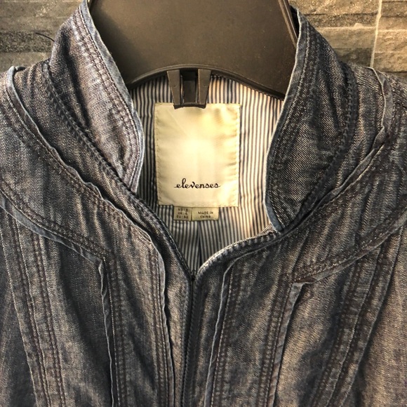 Anthropologie Brand Elevenses Jeans Jacket - Picture 7 of 10